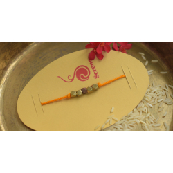 Brass ❂ Handmade . Rakhi { h }